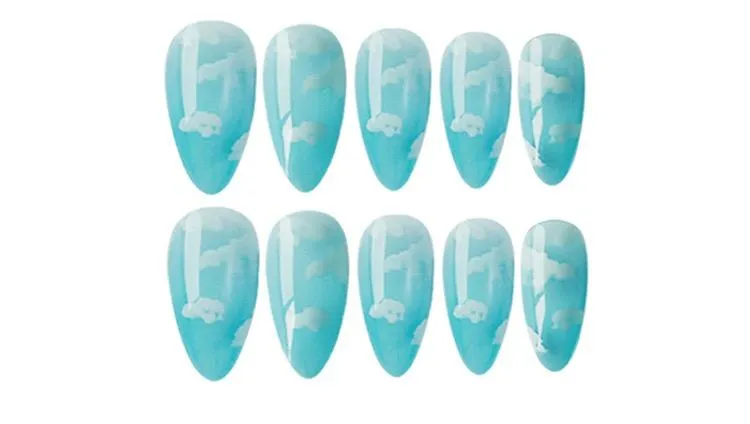 Stiletto Cloudy Babyblue Sky
